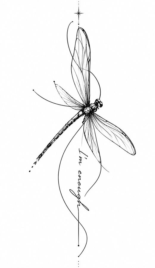 I'm enough — dragonfly